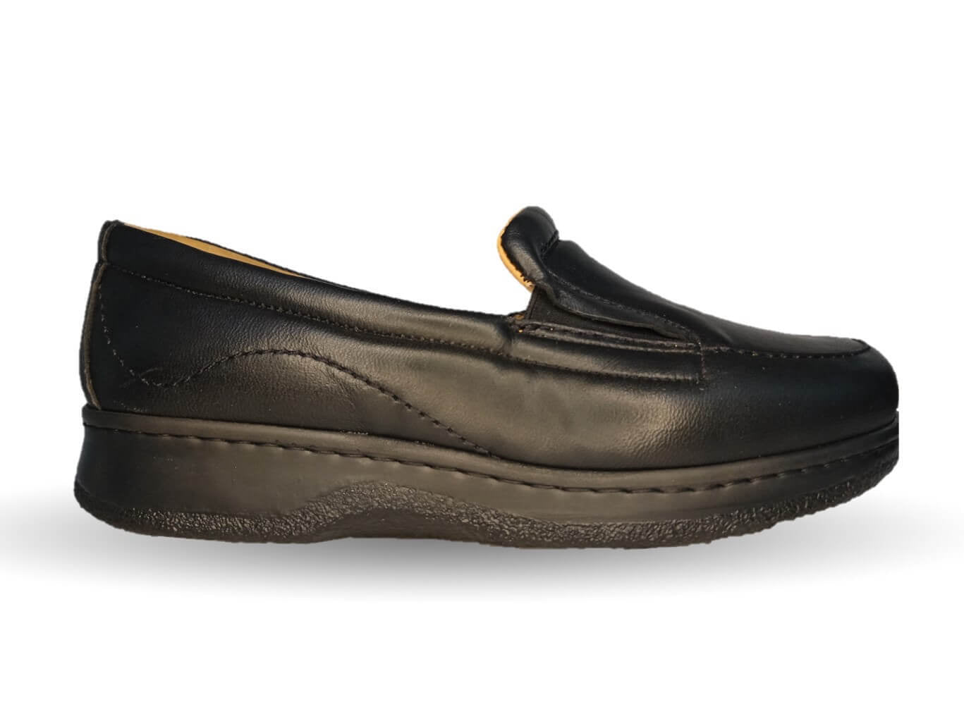 Zapato Terapéutico para pie Diabético o Lastimado de piel de cordero Terapie 108 Negro para mujer