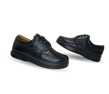 Zapato Terapéutico para pie Diabético o Lastimado de piel de cordero Terapie 204 Negro para hombre