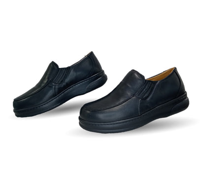 Zapato Terapéutico para pie Diabético o Lastimado de piel de cordero Terapie 208 Negro para hombre