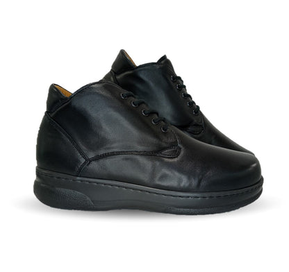 Zapato Terapéutico tipo Bota para pie Diabético o Lastimado de piel de cordero Terapie 209 Negro para hombre