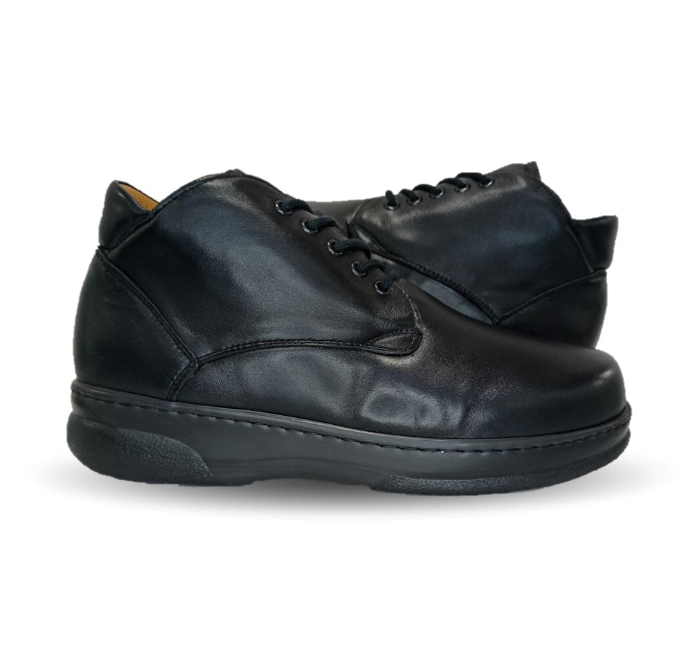 Zapato Terapéutico tipo Bota para pie Diabético o Lastimado de piel de cordero Terapie 209 Negro para hombre
