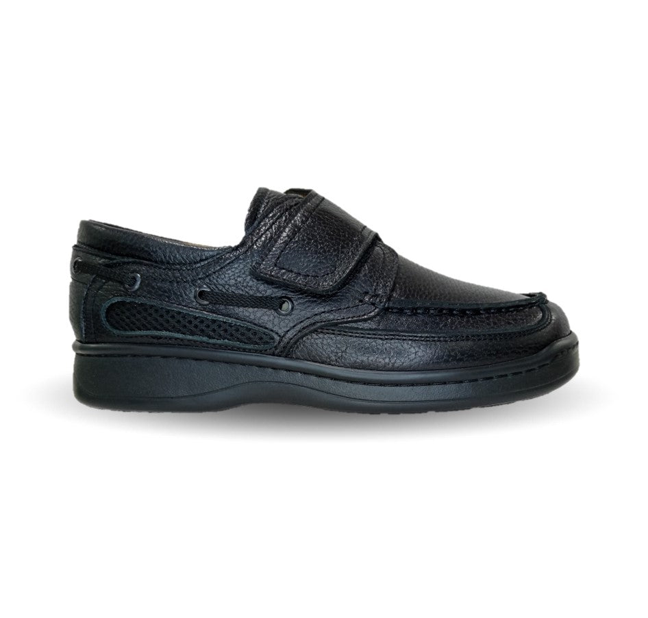 Zapato Terapéutico para pie Diabético o Lastimado de piel de cordero Terapie 211 Negro para hombre