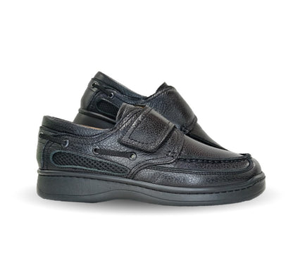 Zapato Terapéutico para pie Diabético o Lastimado de piel de cordero Terapie 211 Negro para hombre