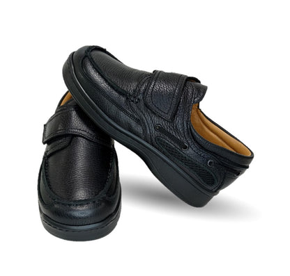 Zapato Terapéutico para pie Diabético o Lastimado de piel de cordero Terapie 211 Negro para hombre