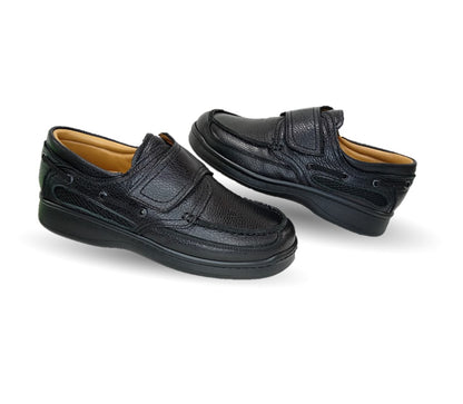 Zapato Terapéutico para pie Diabético o Lastimado de piel de cordero Terapie 211 Negro para hombre