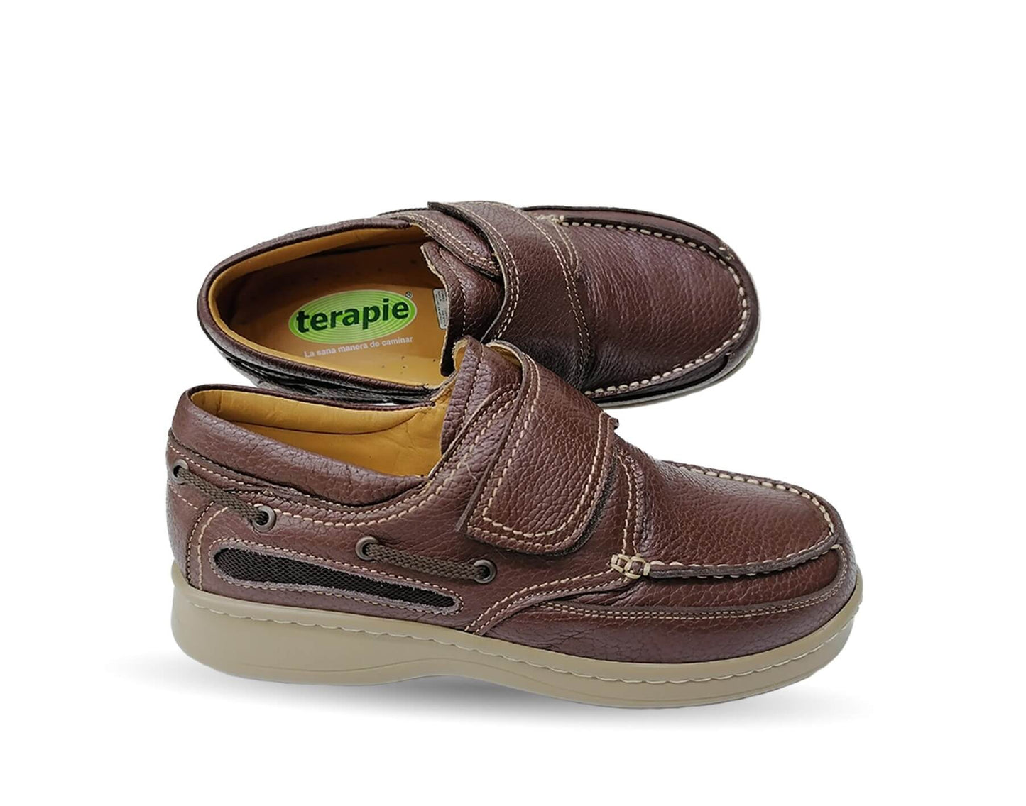 Zapato Terapéutico para pie Diabético o Lastimado de piel de cordero Terapie 211 Shedrón para hombre