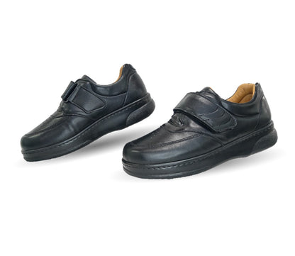 Zapato Terapéutico para pie Diabético o Lastimado de piel de cordero Terapie 223 Negro para hombre
