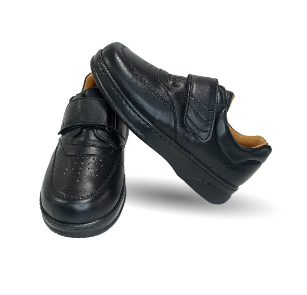 Zapato Terapéutico para pie Diabético o Lastimado de piel de cordero Terapie 223 Negro para hombre