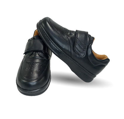 Zapato Terapéutico para pie Diabético o Lastimado de piel de cordero Terapie 223 Negro para hombre