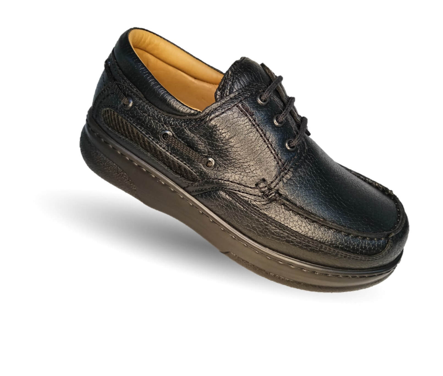 Zapato Terapéutico para pie Diabético o Lastimado de piel de cordero Terapie 226 Negro para hombre