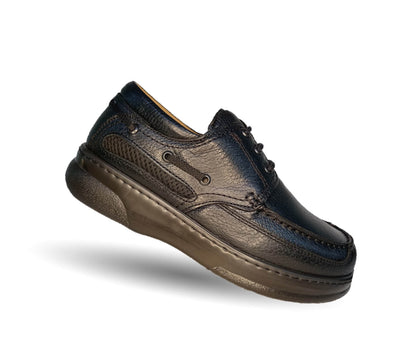 Zapato Terapéutico para pie Diabético o Lastimado de piel de cordero Terapie 226 Negro para hombre