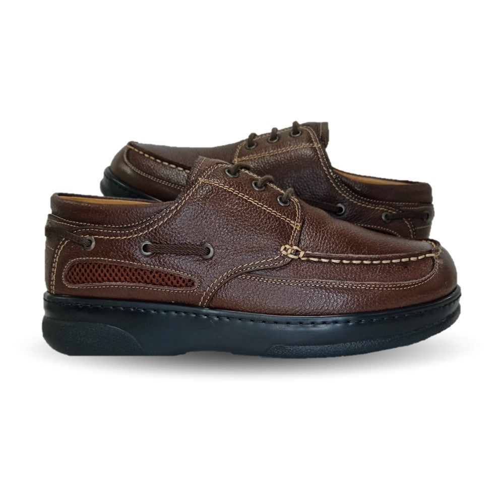 Zapato Terapéutico para pie Diabético o Lastimado de piel de cordero Terapie 226 Tabaco para hombre