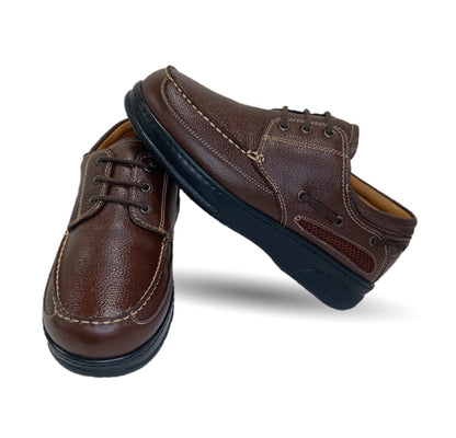 Zapato Terapéutico para pie Diabético o Lastimado de piel de cordero Terapie 226 Tabaco para hombre