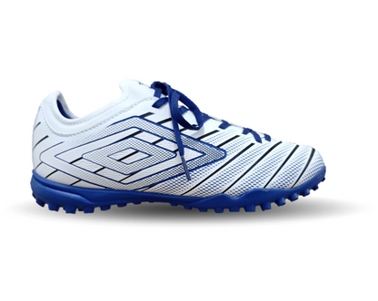 Tenis de Futbol con multitacos Umbro 81938 Blanco/Negro/Azul para hombre