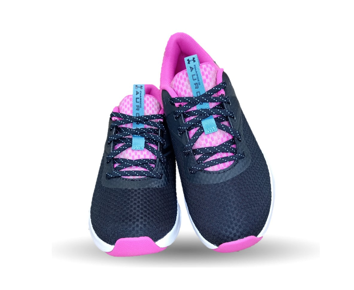 Tenis Deportivo Under Armour 8003 Negro/Fiusha para mujer