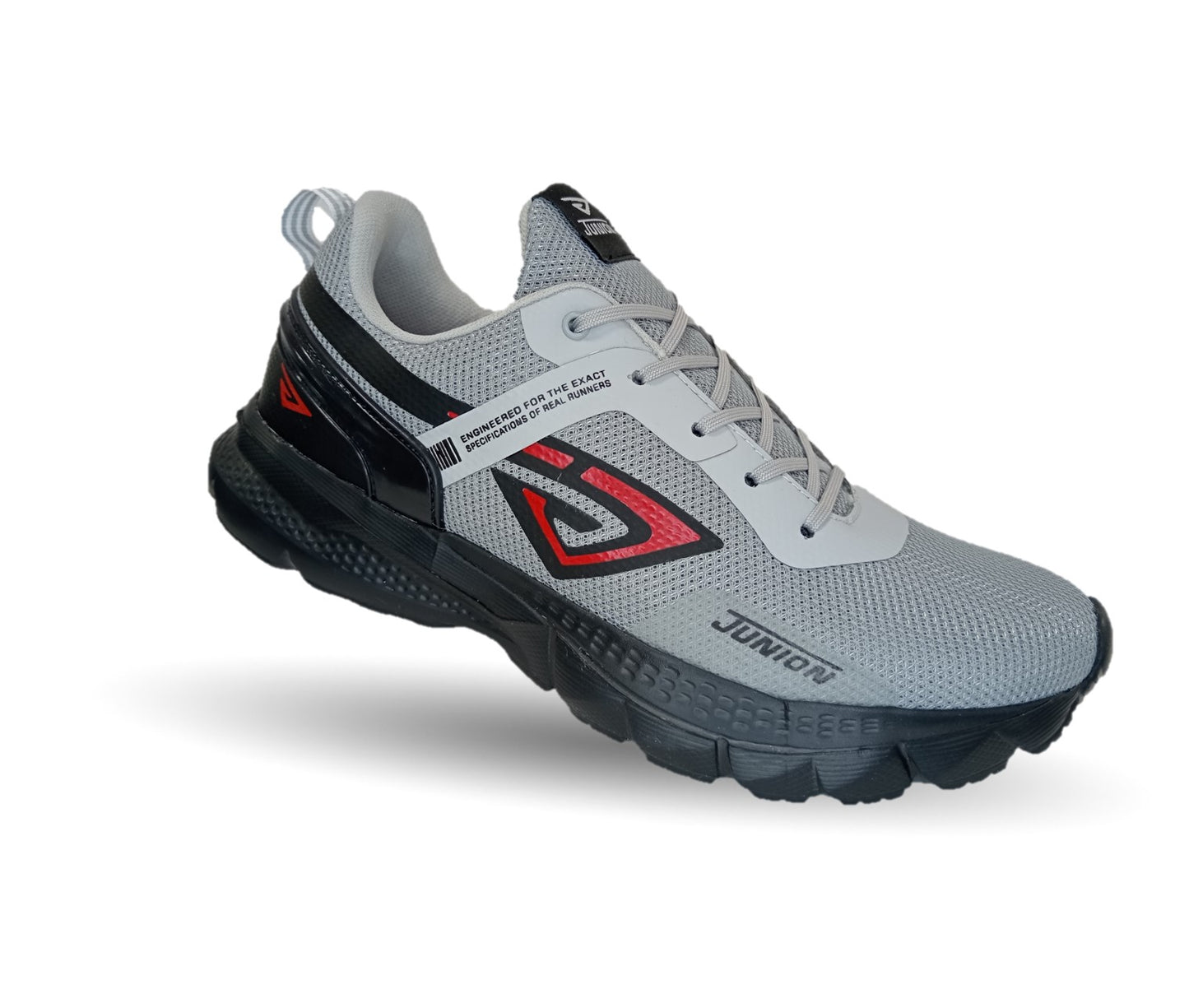 Tenis Deportivo Union 334 Gris/Negro/Rojo para hombre