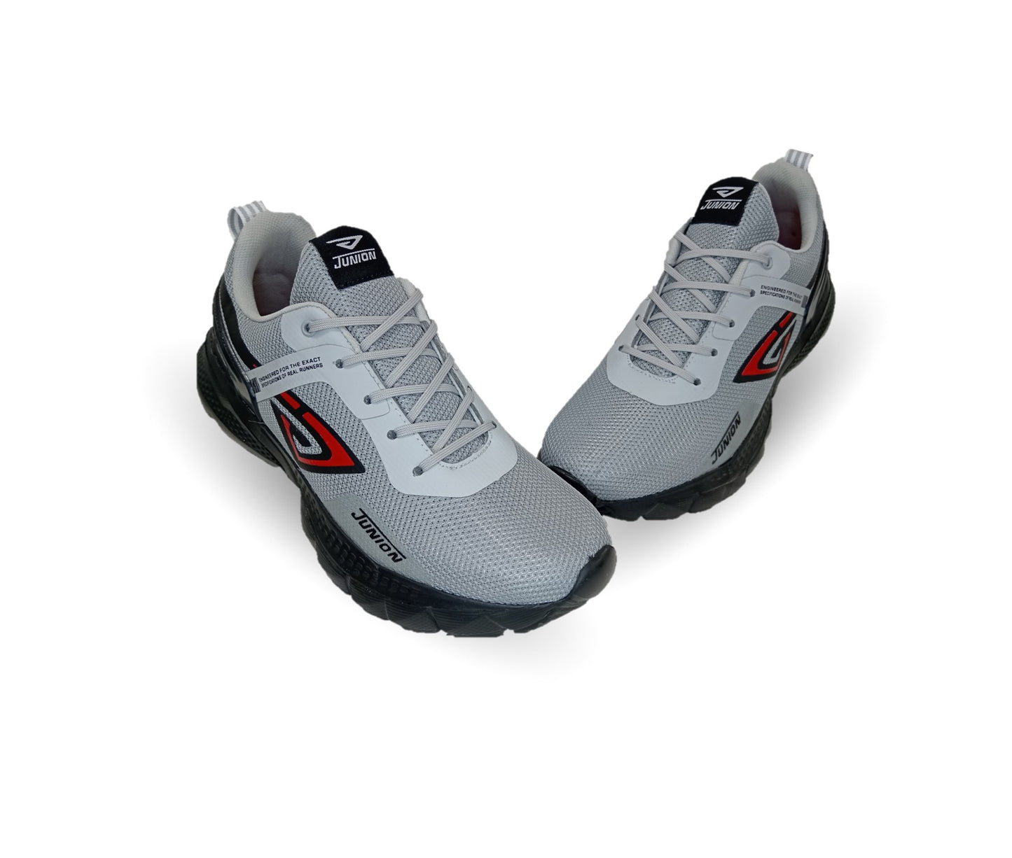 Tenis Deportivo Union 334 Gris/Negro/Rojo para hombre