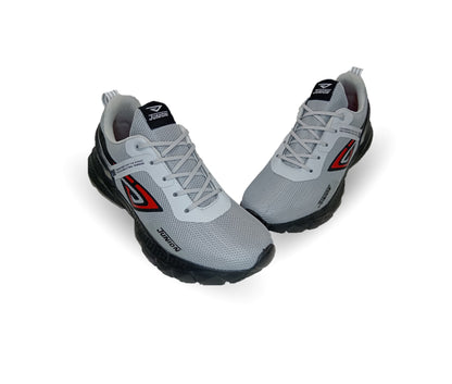 Tenis Deportivo Union 334 Gris/Negro/Rojo para hombre