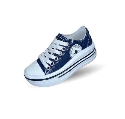 Tenis con agujetas Vany 4 Azul Marino Unisex para niño y niña