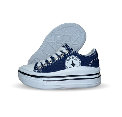 Tenis con agujetas Vany 4 Azul Marino Unisex para niño y niña