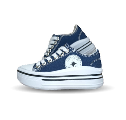 Tenis con agujetas Vany 4 Azul Marino Unisex para niño y niña