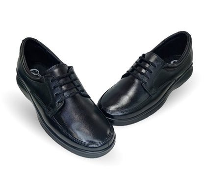 Zapato de Confort de piel Var-Tell 500 Negro para hombre