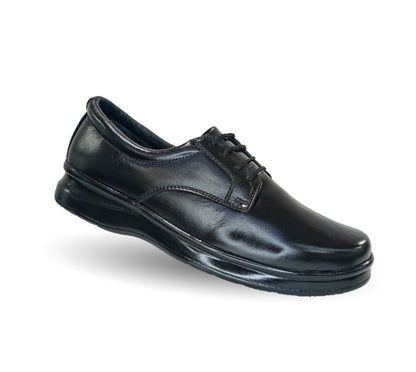 Zapato de Confort de piel Var-Tell 501 Negro para hombre