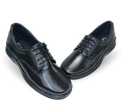 Zapato de Confort de piel Var-Tell 501 Negro para hombre