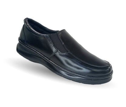 Zapato de Confort de piel Var-Tell 502 Negro para hombre