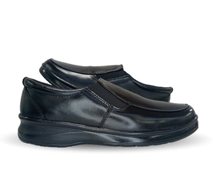 Zapato de Confort de piel Var-Tell 502 Negro para hombre