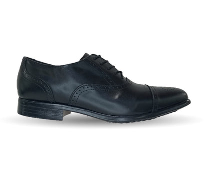 Zapato de Vestir de piel Viakentto 410 Negro para hombre