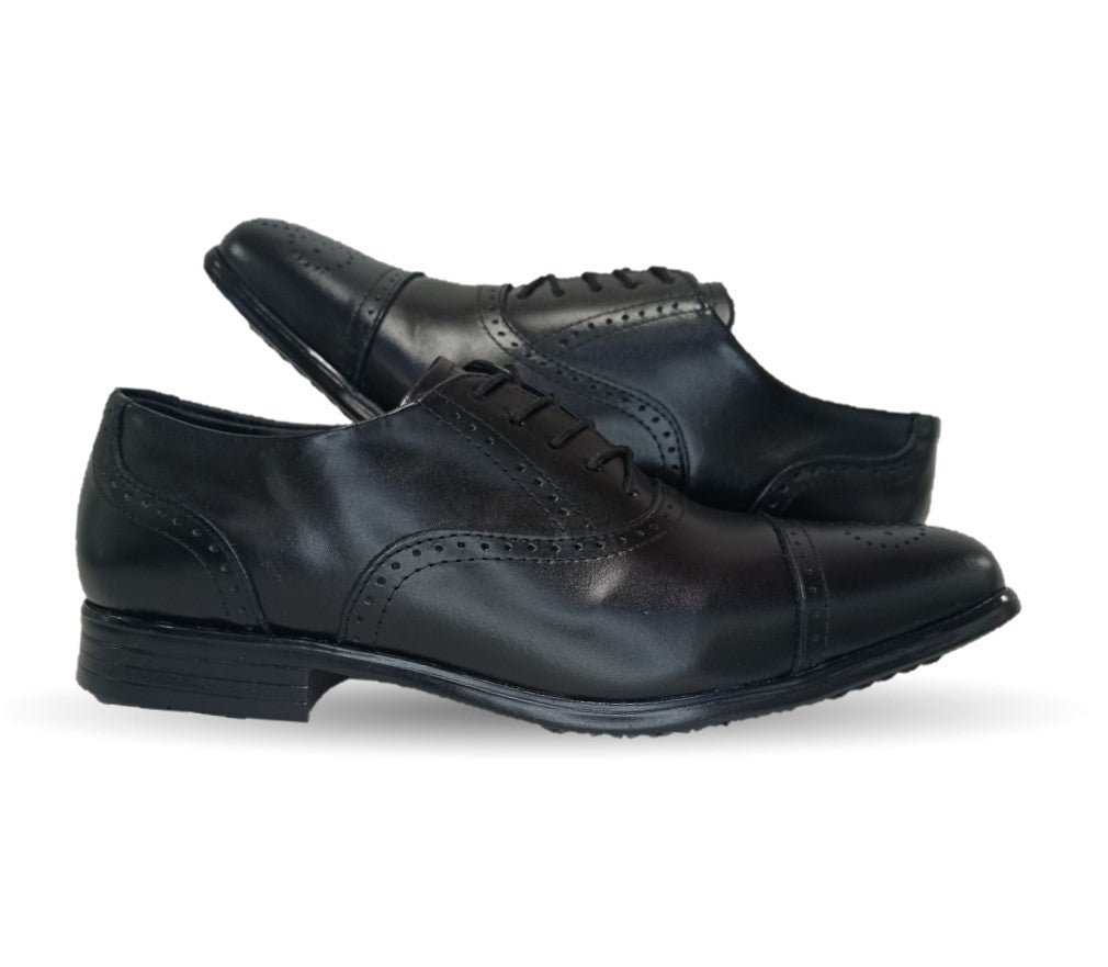 Zapato de Vestir de piel Viakentto 410 Negro para hombre