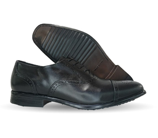 Zapato de Vestir de piel Viakentto 410 Negro para hombre