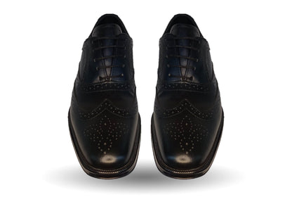 Zapato de Vestir de piel Viakentto 904 Negro para hombre