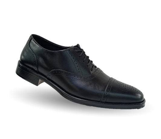 Zapato de Vestir de piel Viakentto 920 Negro para hombre