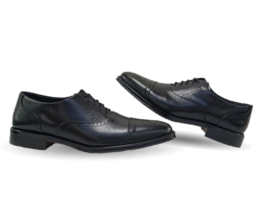 Zapato de Vestir de piel Viakentto 920 Negro para hombre