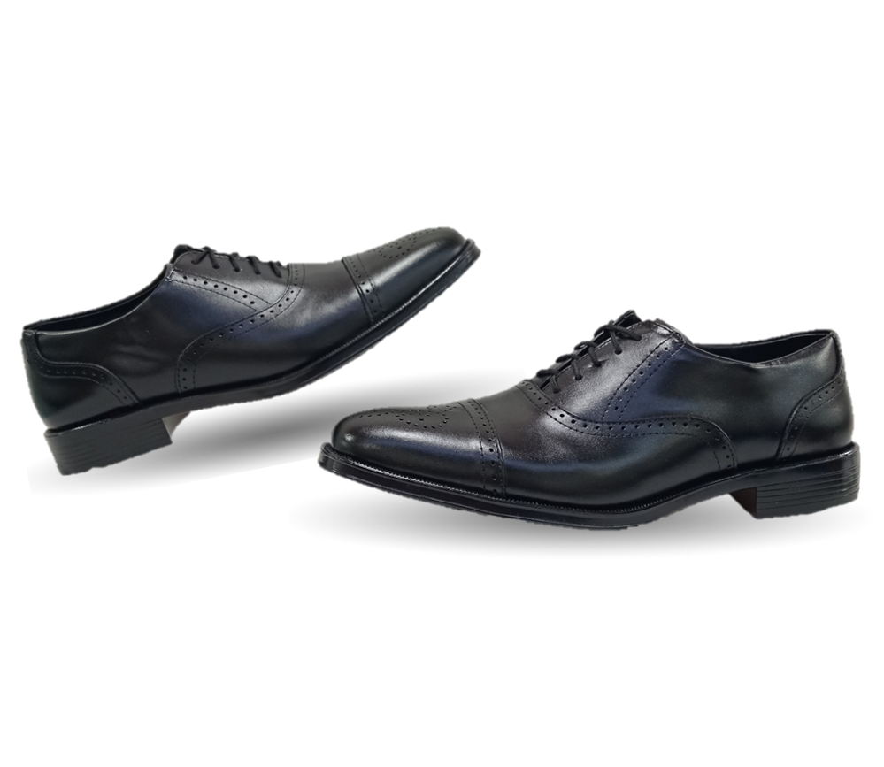 Zapato de Vestir de piel Viakentto 920 Negro para hombre