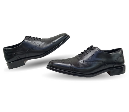 Zapato de Vestir de piel Viakentto 920 Negro para hombre