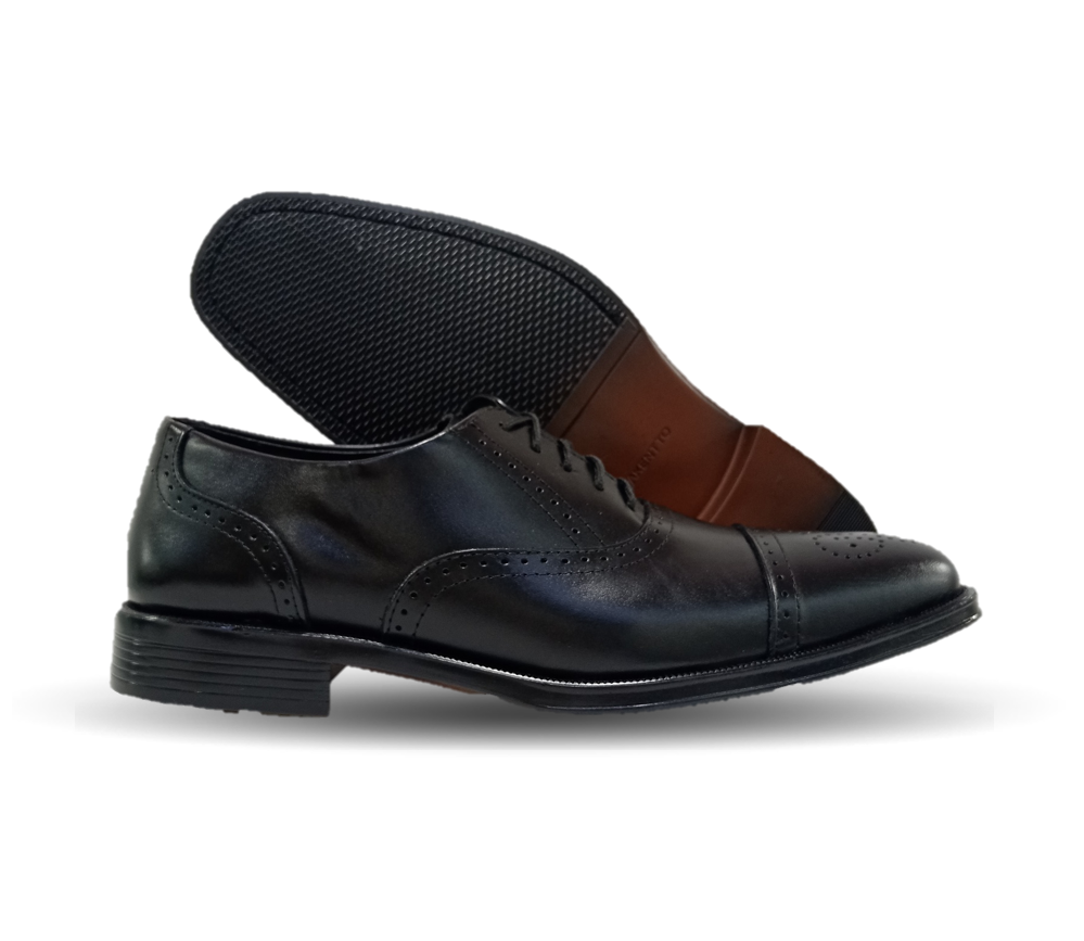 Zapato de Vestir de piel Viakentto 920 Negro para hombre