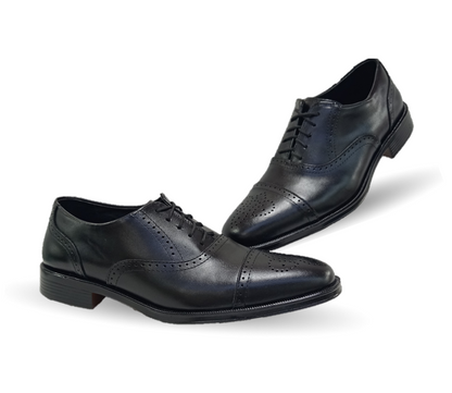 Zapato de Vestir de piel Viakentto 920 Negro para hombre