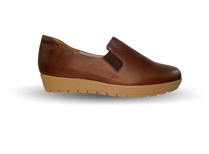 Zapato Casual de Moda de piel bovino Vicenza 14404 Café para mujer