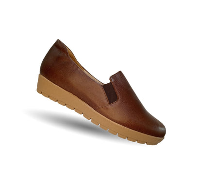 Zapato Casual de Moda de piel bovino Vicenza 14404 Café para mujer