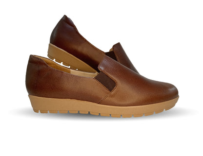 Zapato Casual de Moda de piel bovino Vicenza 14404 Café para mujer