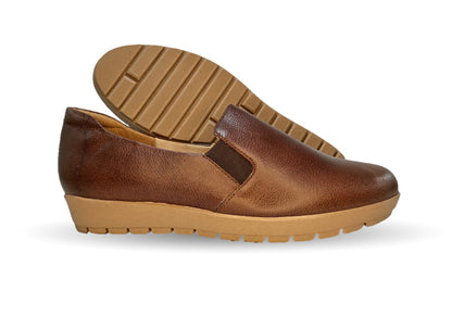 Zapato Casual de Moda de piel bovino Vicenza 14404 Café para mujer