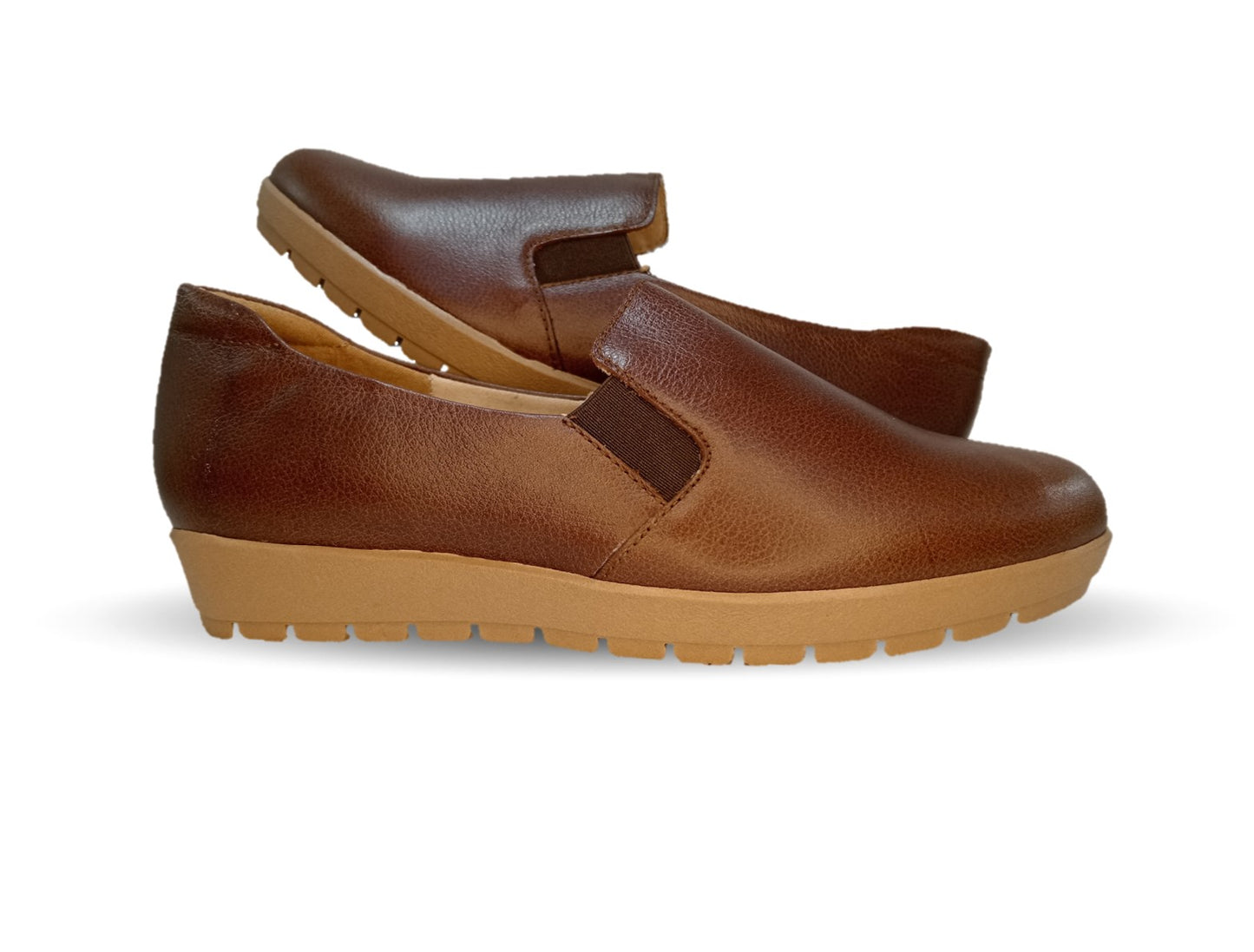 Zapato Casual de Moda de piel bovino Vicenza 14404 Café para mujer