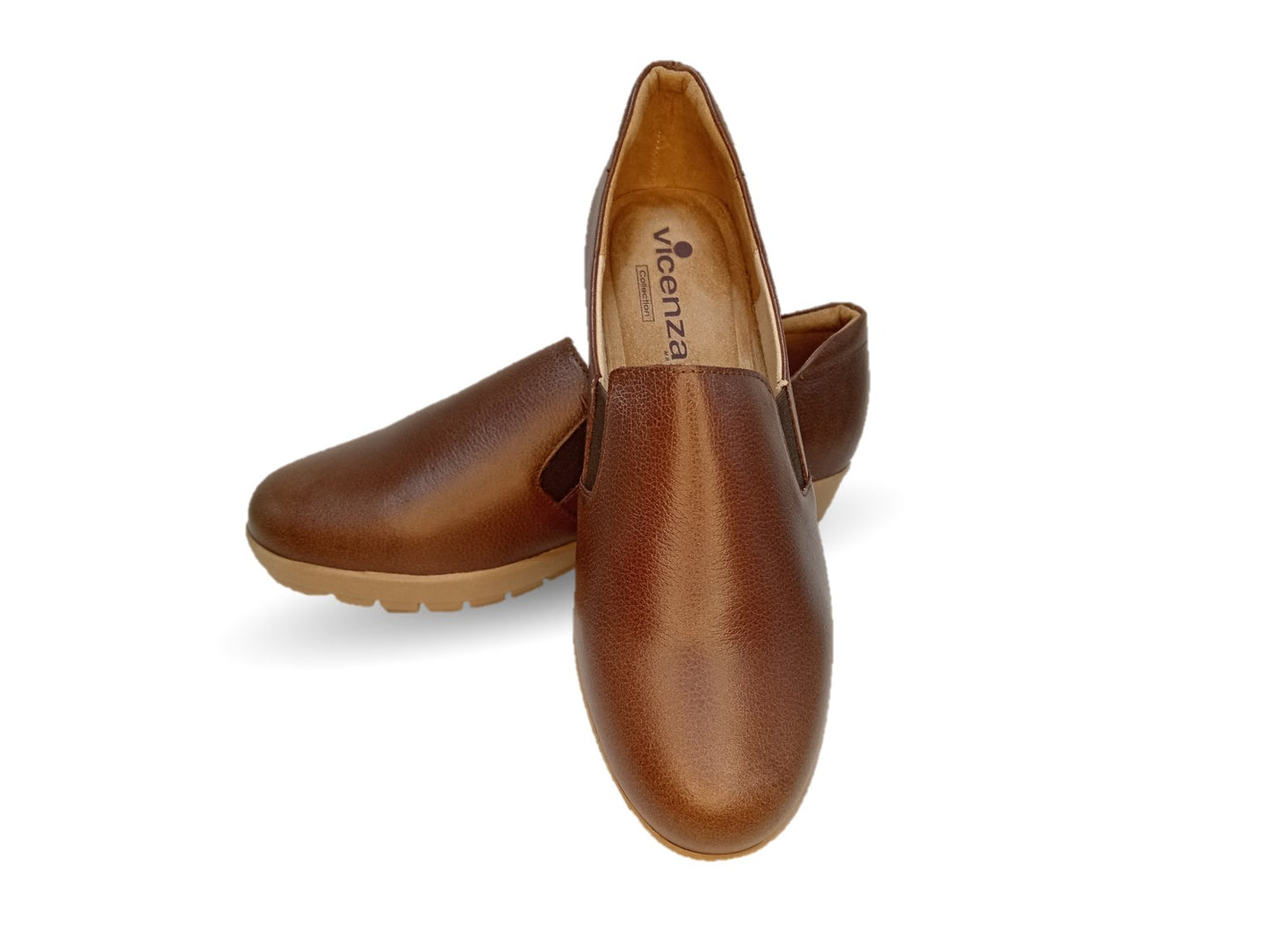 Zapato Casual de Moda de piel bovino Vicenza 14404 Café para mujer