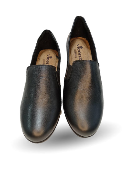 Zapato Casual de Moda de piel bovino Vicenza 14404 Negro para mujer