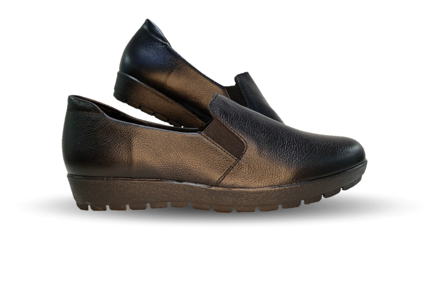 Zapato Casual de Moda de piel bovino Vicenza 14404 Negro para mujer