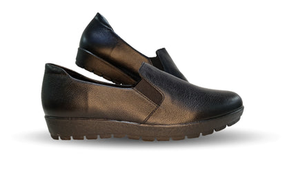 Zapato Casual de Moda de piel bovino Vicenza 14404 Negro para mujer