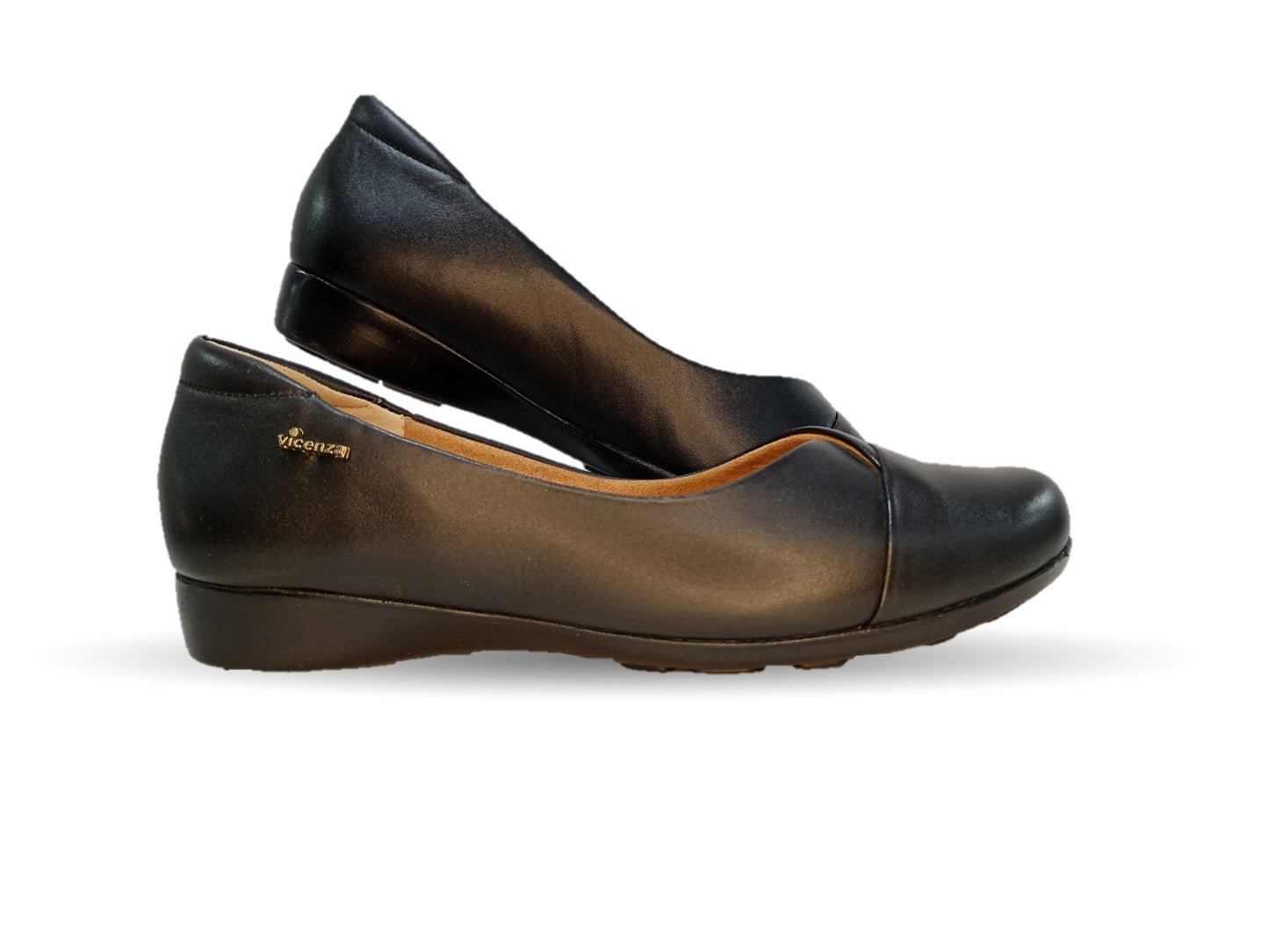 Zapato Casual de Moda de piel bovino Vicenza 1458 Negro para mujer